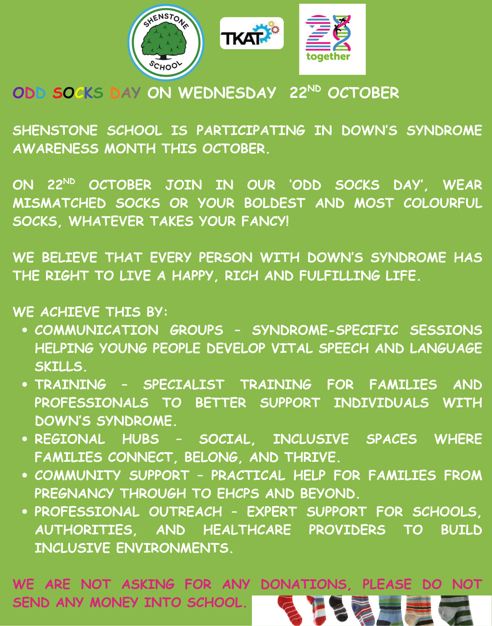 Odd socks day wednesday 22nd october 2025 wdsd awareness month