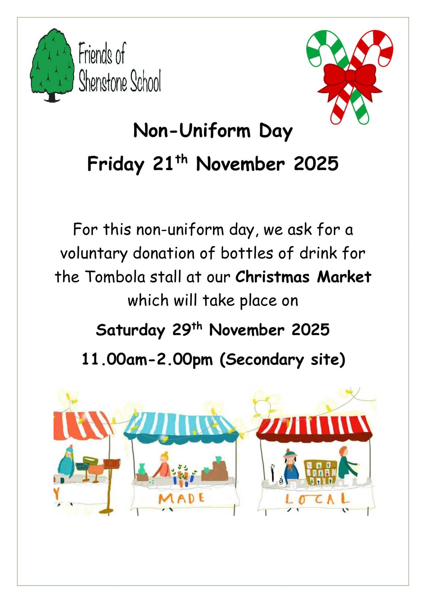 Non Uniform Day for Christmas Market 1